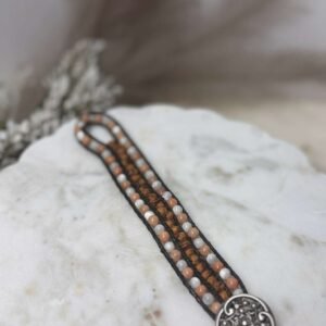 desert stone wrap bracelet